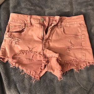 American eagle coral shorts
